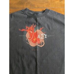 Vintage 2003 AFI Sing The Sorrow Heart Shirt Small Cinder Block Tag Emo Punk